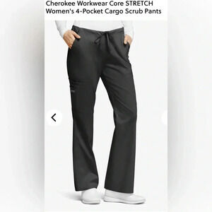 Cherokee Workwear Women’s Core Stretch 4 Pocket Cargo Scrub Pants